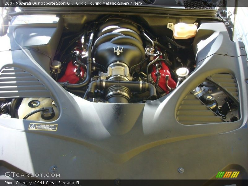 Grigio Touring Metallic (Silver) / Nero 2007 Maserati Quattroporte Sport GT
