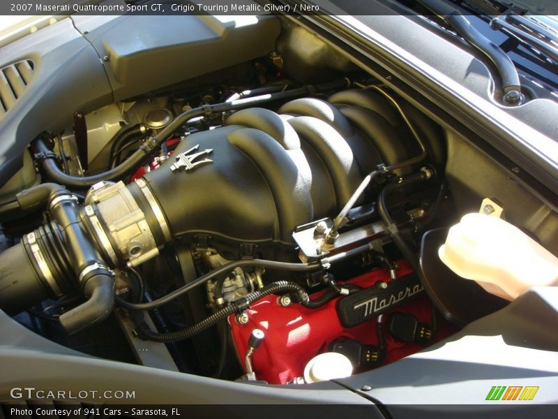 Grigio Touring Metallic (Silver) / Nero 2007 Maserati Quattroporte Sport GT