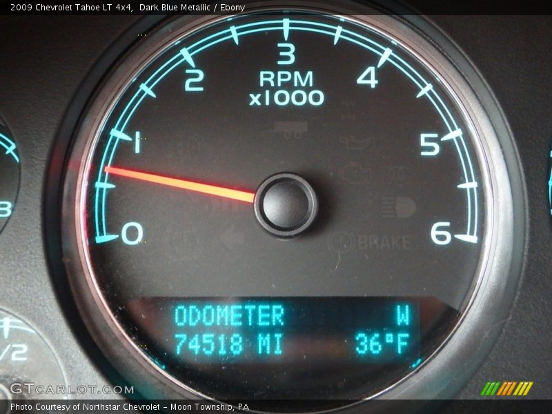 Dark Blue Metallic / Ebony 2009 Chevrolet Tahoe LT 4x4