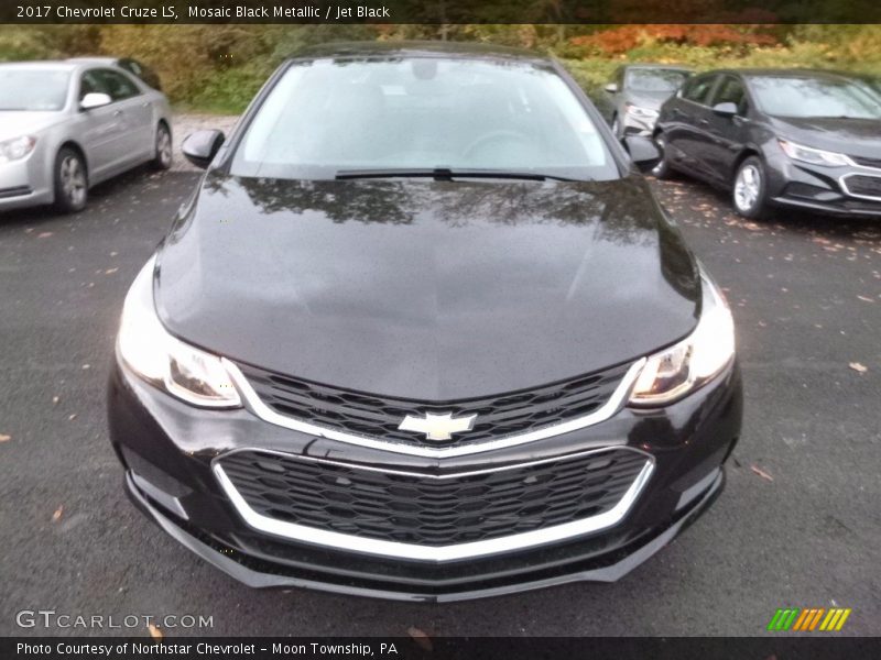 Mosaic Black Metallic / Jet Black 2017 Chevrolet Cruze LS