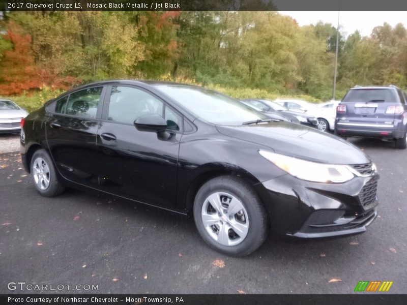 Mosaic Black Metallic / Jet Black 2017 Chevrolet Cruze LS