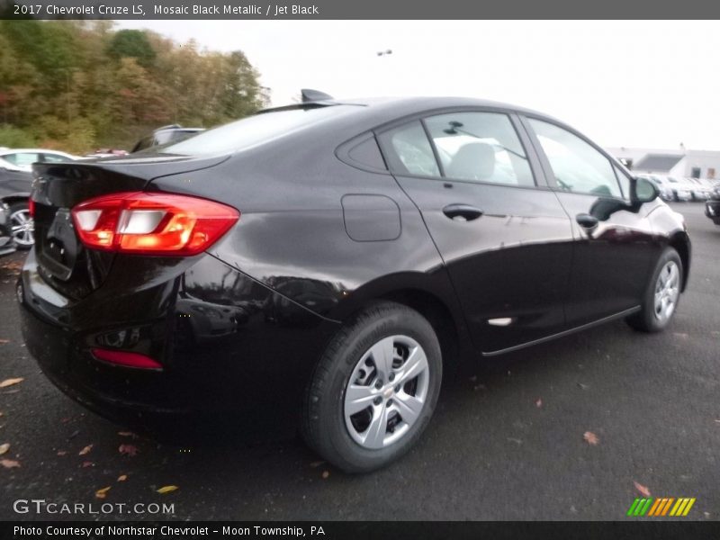 Mosaic Black Metallic / Jet Black 2017 Chevrolet Cruze LS