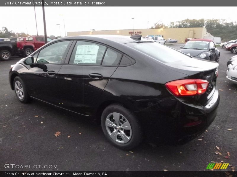 Mosaic Black Metallic / Jet Black 2017 Chevrolet Cruze LS