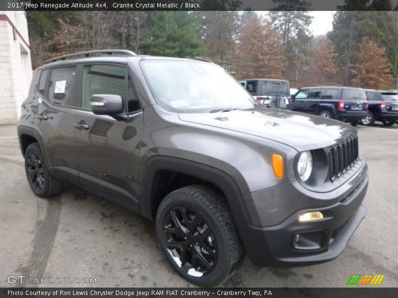 Granite Crystal Metallic / Black 2017 Jeep Renegade Altitude 4x4