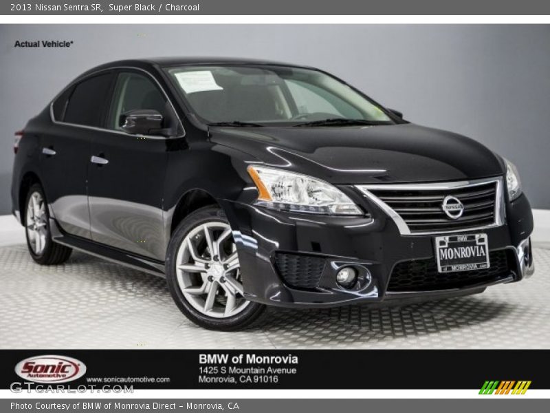 Super Black / Charcoal 2013 Nissan Sentra SR