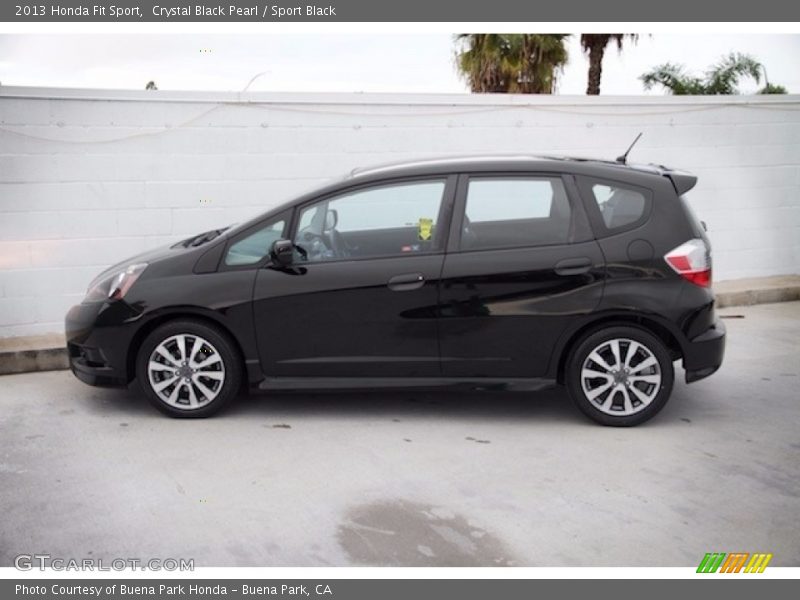 Crystal Black Pearl / Sport Black 2013 Honda Fit Sport