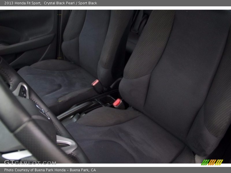 Crystal Black Pearl / Sport Black 2013 Honda Fit Sport