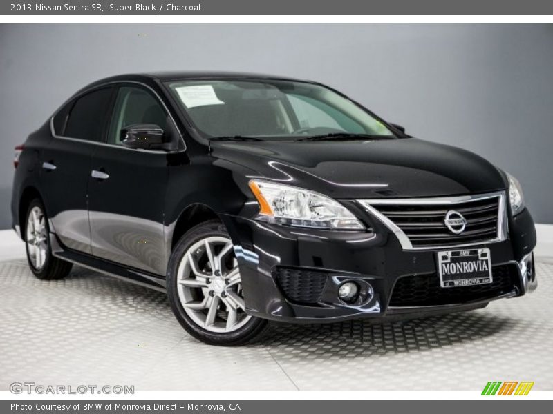Super Black / Charcoal 2013 Nissan Sentra SR