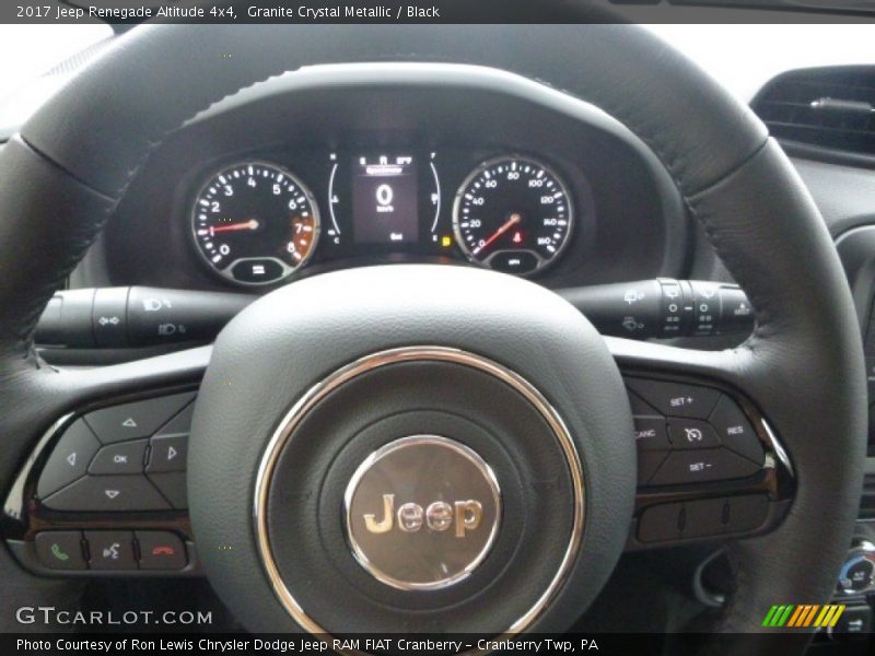 Granite Crystal Metallic / Black 2017 Jeep Renegade Altitude 4x4