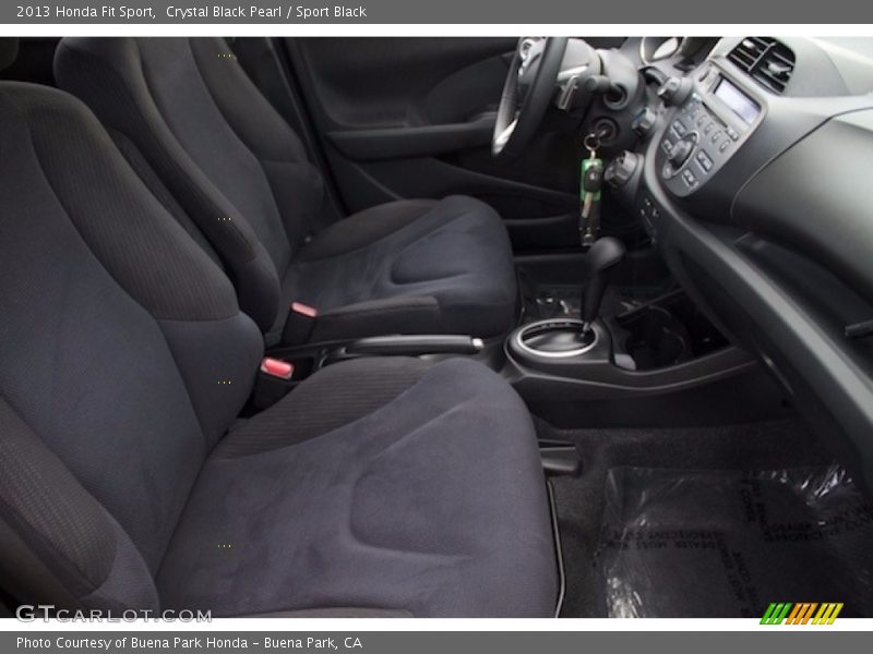 Crystal Black Pearl / Sport Black 2013 Honda Fit Sport