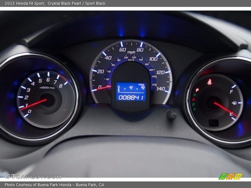 Crystal Black Pearl / Sport Black 2013 Honda Fit Sport