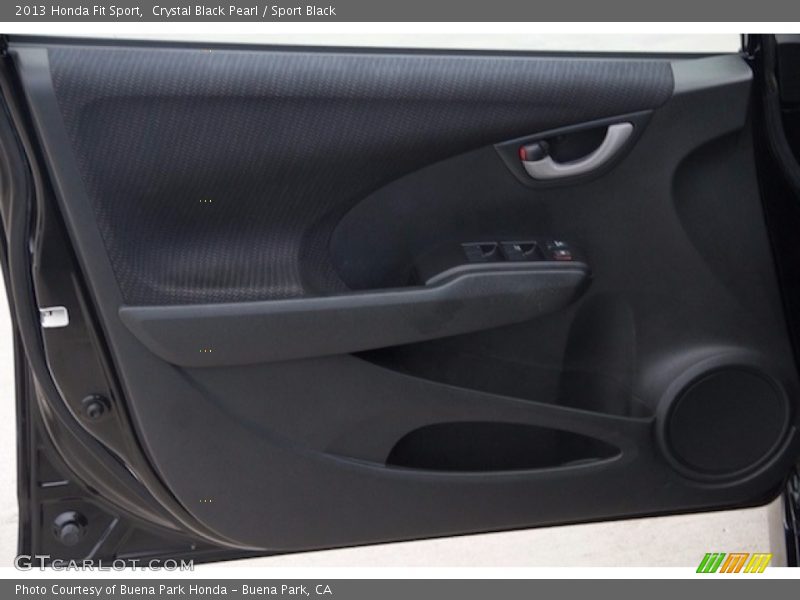 Crystal Black Pearl / Sport Black 2013 Honda Fit Sport