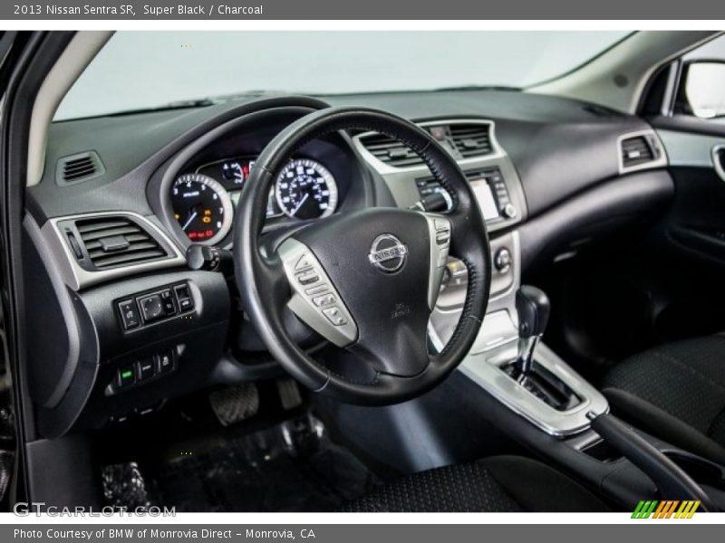 Super Black / Charcoal 2013 Nissan Sentra SR