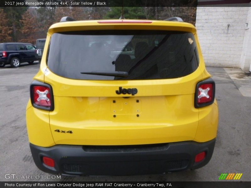 Solar Yellow / Black 2017 Jeep Renegade Altitude 4x4