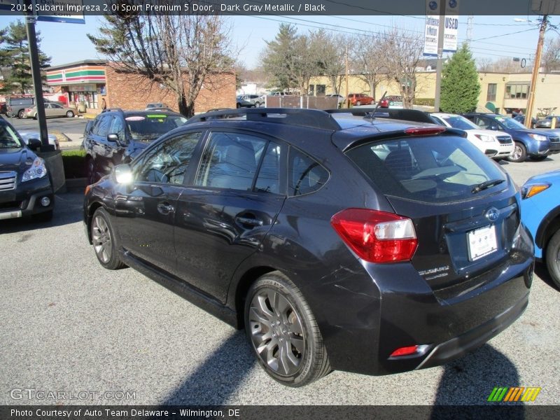Dark Gray Metallic / Black 2014 Subaru Impreza 2.0i Sport Premium 5 Door