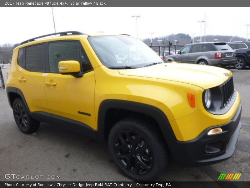 Solar Yellow / Black 2017 Jeep Renegade Altitude 4x4