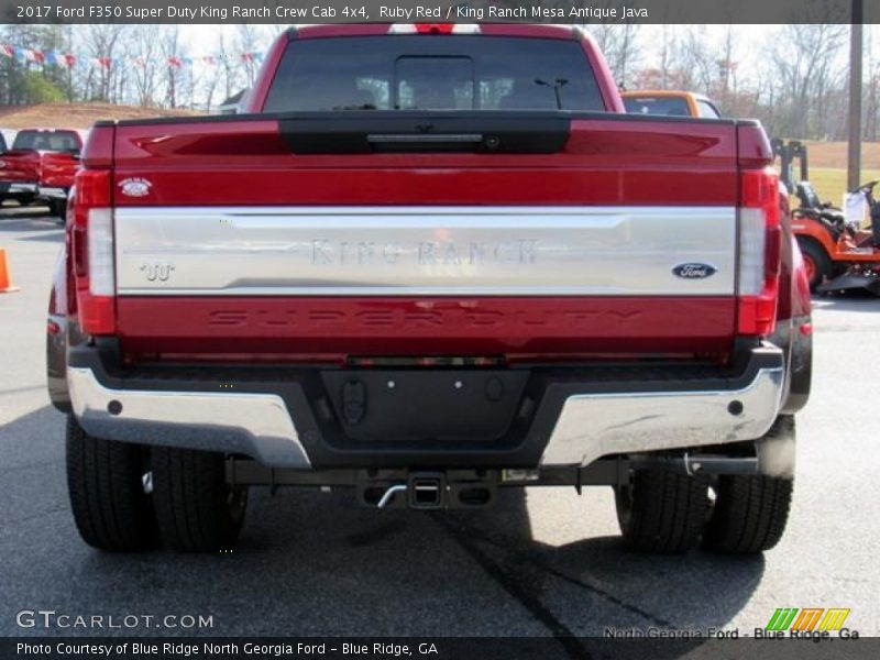 Ruby Red / King Ranch Mesa Antique Java 2017 Ford F350 Super Duty King Ranch Crew Cab 4x4