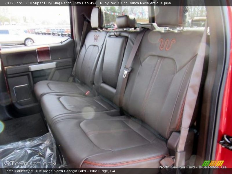 Ruby Red / King Ranch Mesa Antique Java 2017 Ford F350 Super Duty King Ranch Crew Cab 4x4