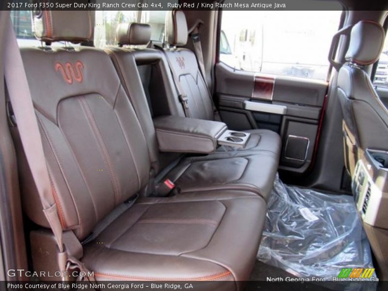 Ruby Red / King Ranch Mesa Antique Java 2017 Ford F350 Super Duty King Ranch Crew Cab 4x4