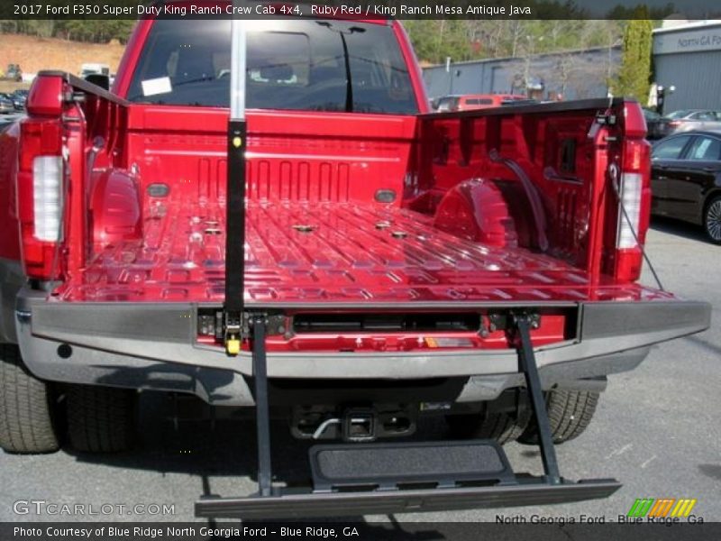 Ruby Red / King Ranch Mesa Antique Java 2017 Ford F350 Super Duty King Ranch Crew Cab 4x4