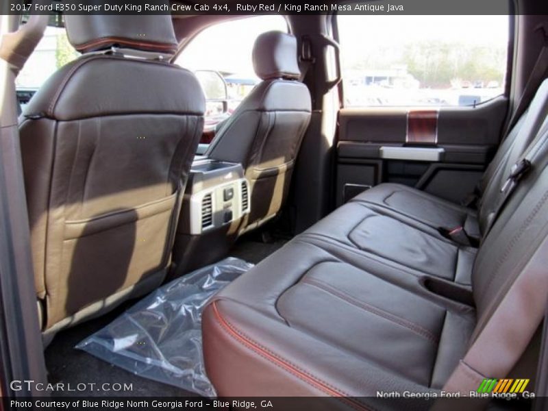 Ruby Red / King Ranch Mesa Antique Java 2017 Ford F350 Super Duty King Ranch Crew Cab 4x4