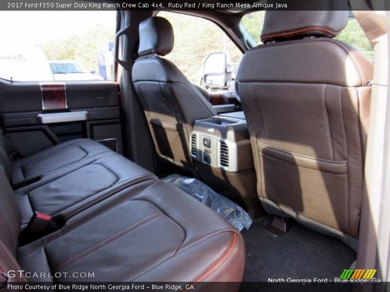 Ruby Red / King Ranch Mesa Antique Java 2017 Ford F350 Super Duty King Ranch Crew Cab 4x4