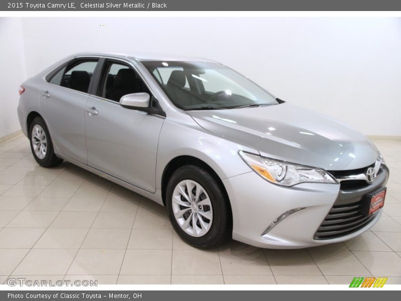 Celestial Silver Metallic / Black 2015 Toyota Camry LE