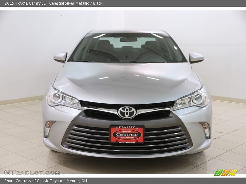 Celestial Silver Metallic / Black 2015 Toyota Camry LE