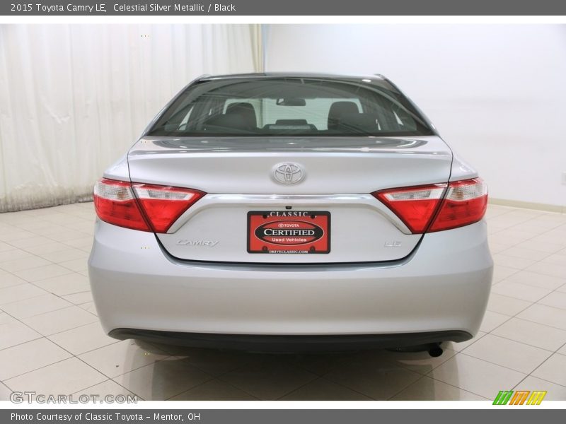 Celestial Silver Metallic / Black 2015 Toyota Camry LE