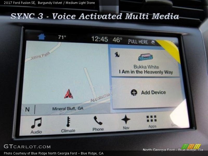 Burgundy Velvet / Medium Light Stone 2017 Ford Fusion SE