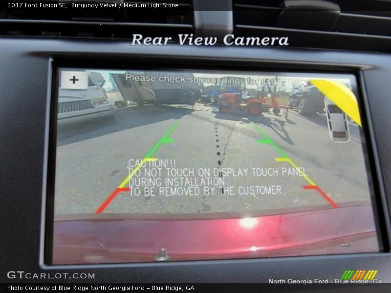 Burgundy Velvet / Medium Light Stone 2017 Ford Fusion SE