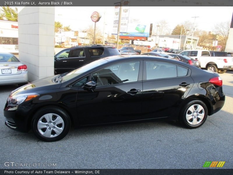 Aurora Black / Black 2015 Kia Forte LX