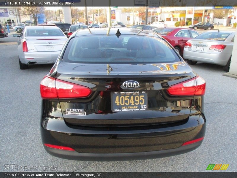 Aurora Black / Black 2015 Kia Forte LX