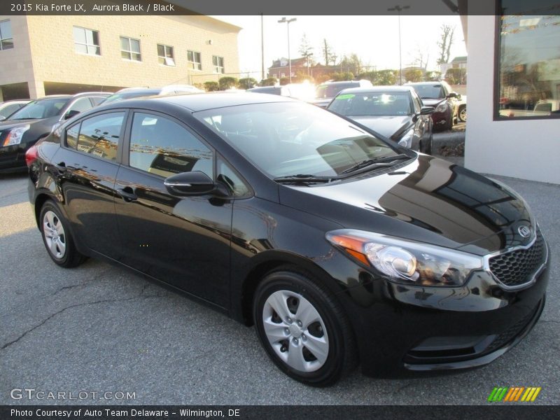 Aurora Black / Black 2015 Kia Forte LX