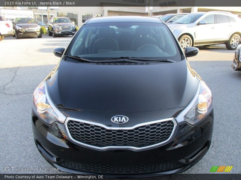 Aurora Black / Black 2015 Kia Forte LX