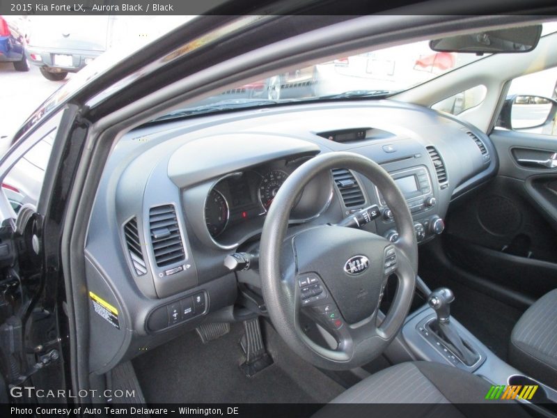 Aurora Black / Black 2015 Kia Forte LX