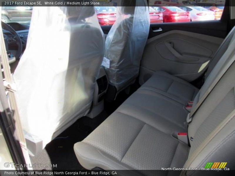 White Gold / Medium Light Stone 2017 Ford Escape SE