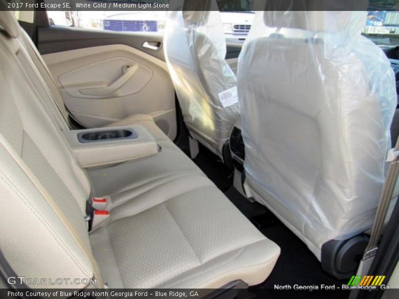 White Gold / Medium Light Stone 2017 Ford Escape SE