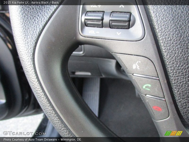 Aurora Black / Black 2015 Kia Forte LX