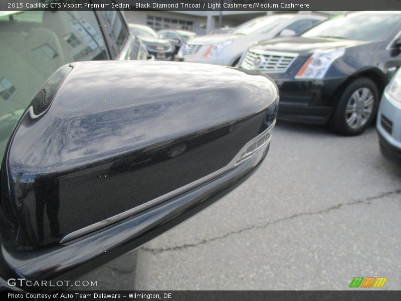 Black Diamond Tricoat / Light Cashmere/Medium Cashmere 2015 Cadillac CTS Vsport Premium Sedan
