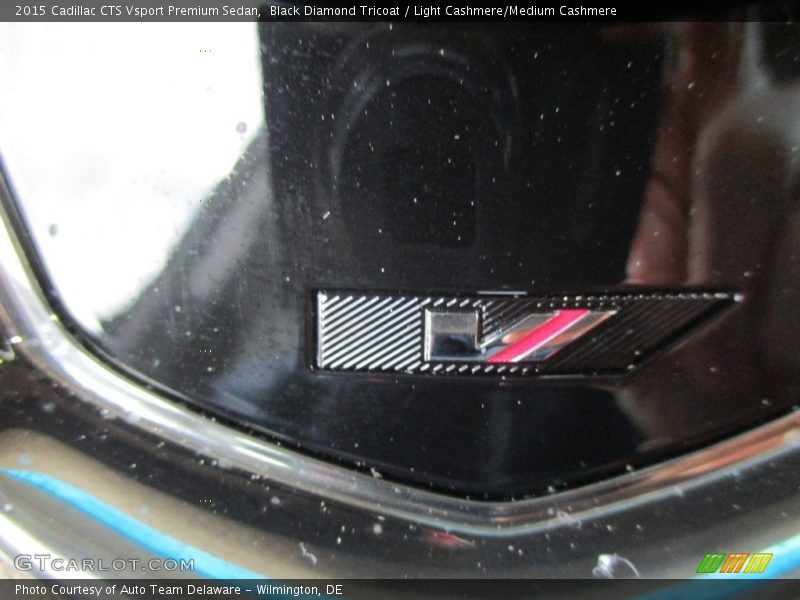 Black Diamond Tricoat / Light Cashmere/Medium Cashmere 2015 Cadillac CTS Vsport Premium Sedan
