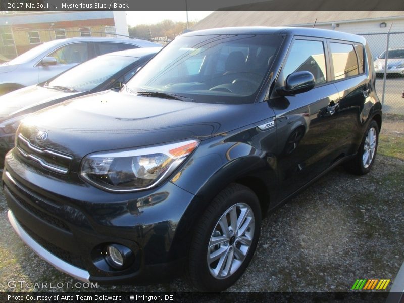 Mysterious Blue / Black 2017 Kia Soul +