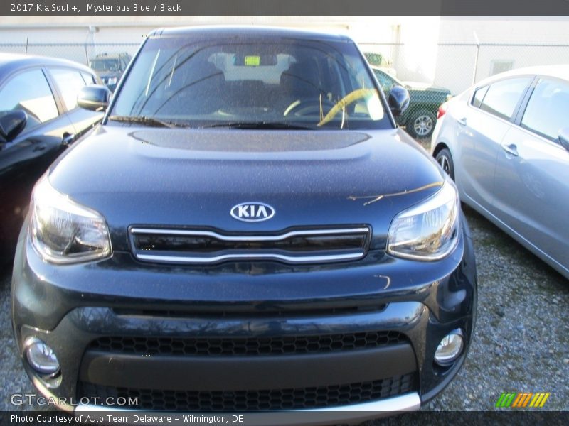 Mysterious Blue / Black 2017 Kia Soul +