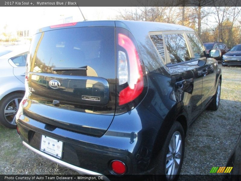 Mysterious Blue / Black 2017 Kia Soul +
