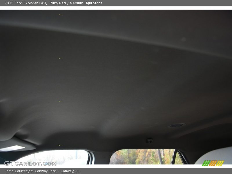 Ruby Red / Medium Light Stone 2015 Ford Explorer FWD