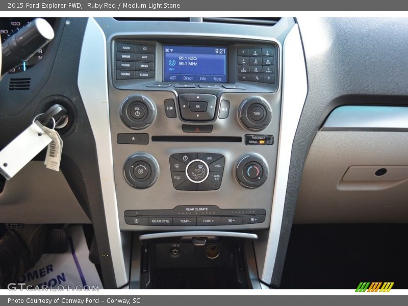Ruby Red / Medium Light Stone 2015 Ford Explorer FWD