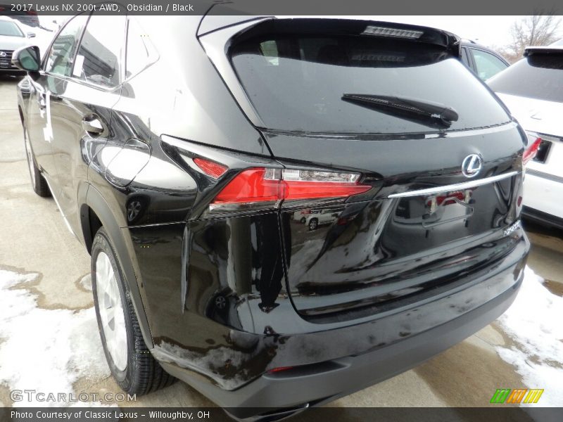 Obsidian / Black 2017 Lexus NX 200t AWD