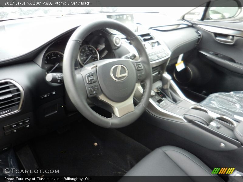 Atomic Silver / Black 2017 Lexus NX 200t AWD