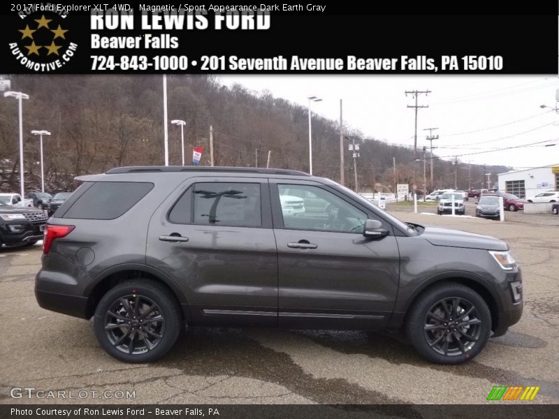 Magnetic / Sport Appearance Dark Earth Gray 2017 Ford Explorer XLT 4WD