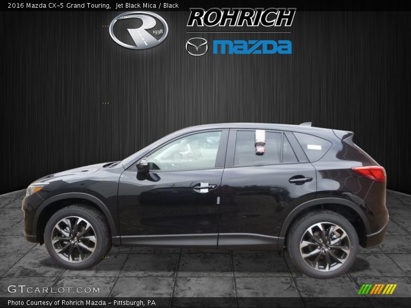 Jet Black Mica / Black 2016 Mazda CX-5 Grand Touring